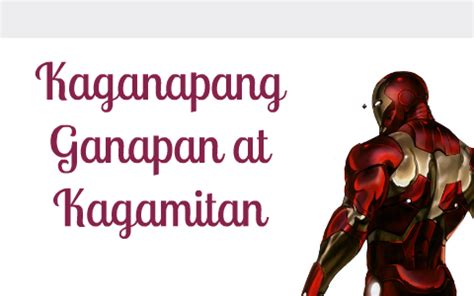 Kaganapang Ganapan at kagamitan by isaac caleb .